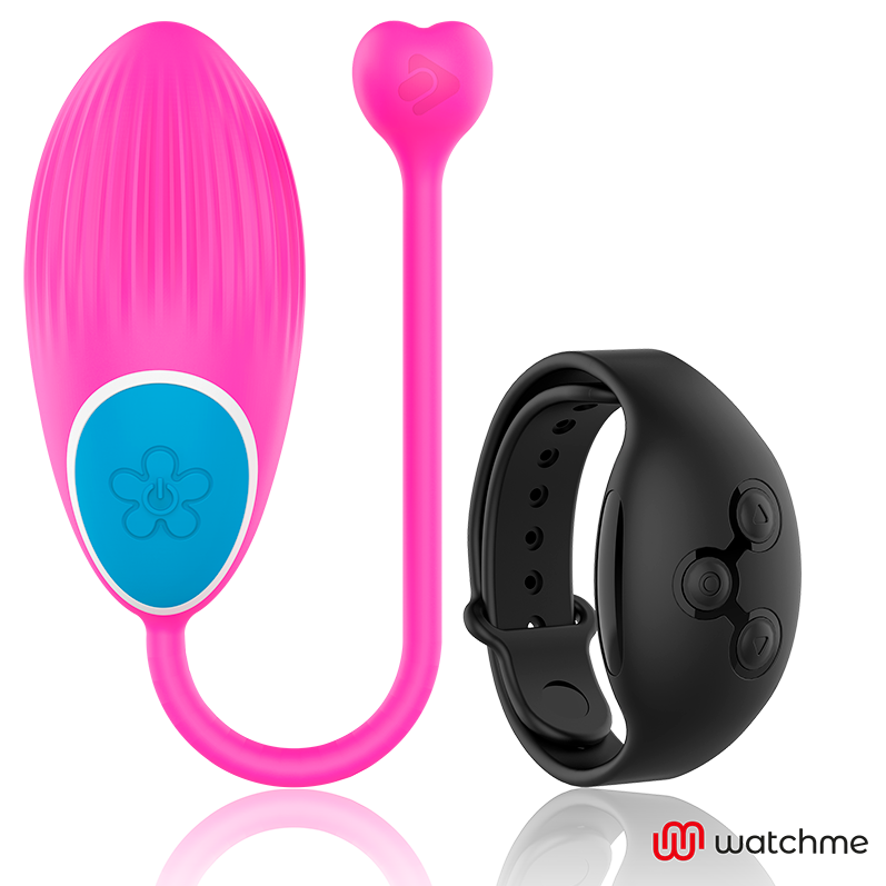 Uovo Vibrante Wearwatch Watchme — Telecomando, Fucsia/Jet