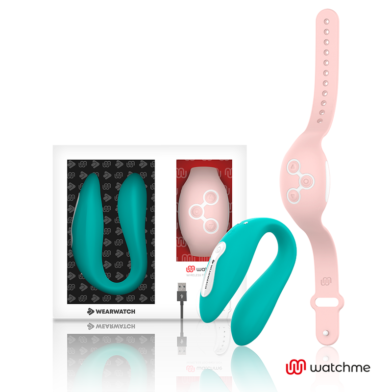 Vibratore Indossabile Wearwatch Watchme — Acqua di Mare/Rosa
