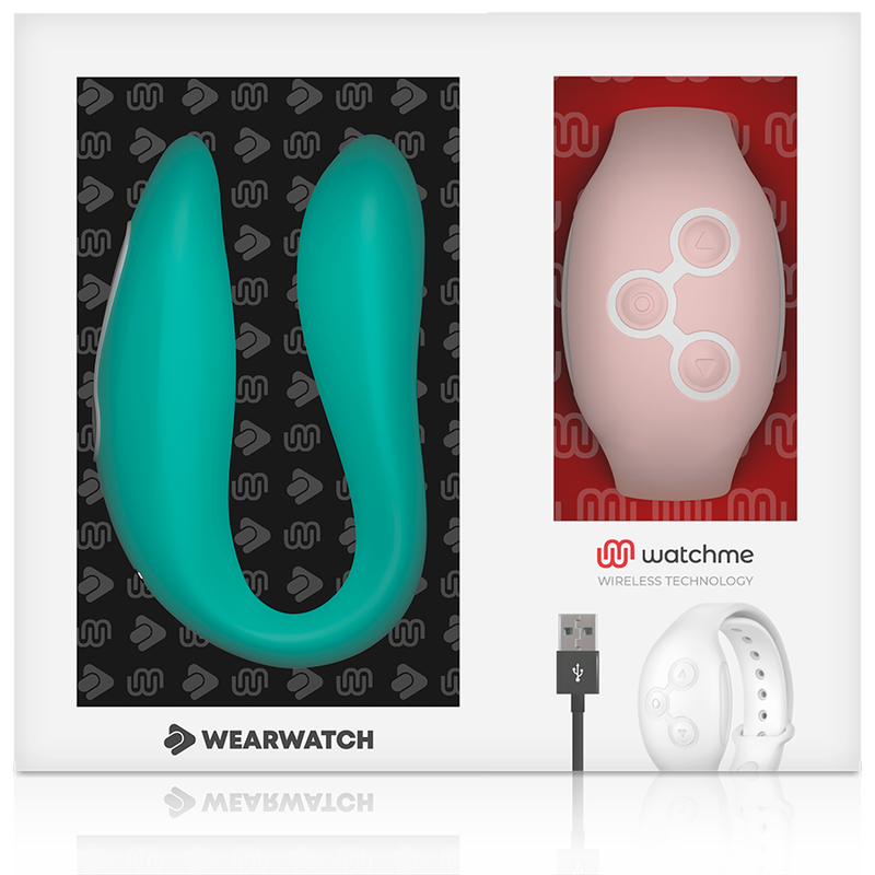 Vibratore Indossabile Wearwatch Watchme — Acqua di Mare/Rosa