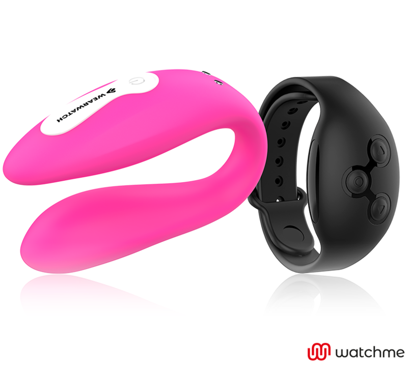 Vibratore Indossabile con App Wearwatch Watchme — Fucsia