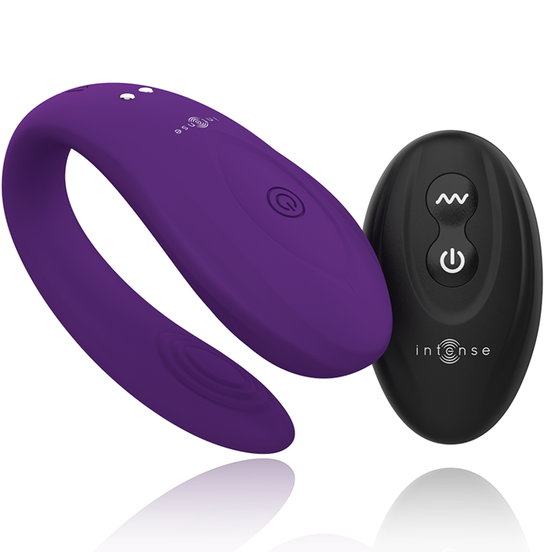 Vibratore di Coppia con Telecomando Intense Bruno — Lilla