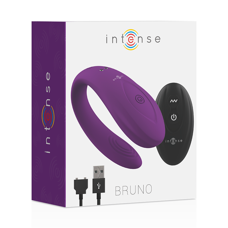 Vibratore di Coppia con Telecomando Intense Bruno — Lilla