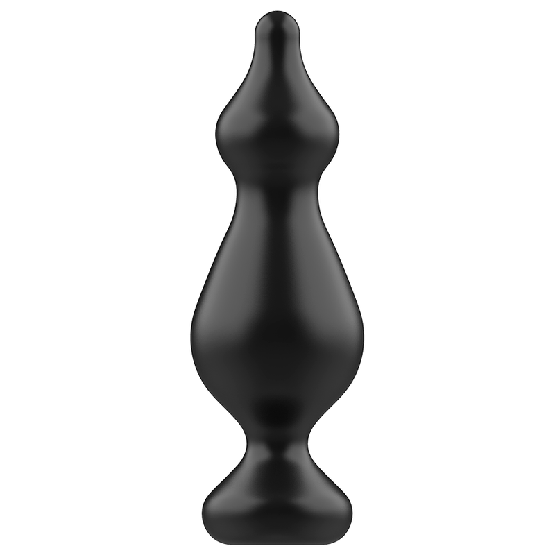 Plug Anale in Silicone Addicted Toys — 13,6 cm, Nero