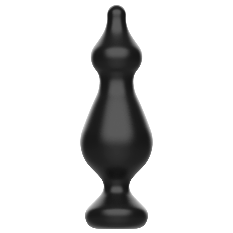 Plug Anale in Silicone Addicted Toys — 13,6 cm, Nero