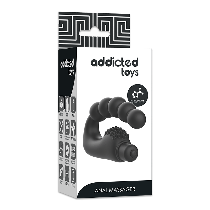 Massaggiatore Prostatico Vibrante Addicted Toys — Punto P e Perineo