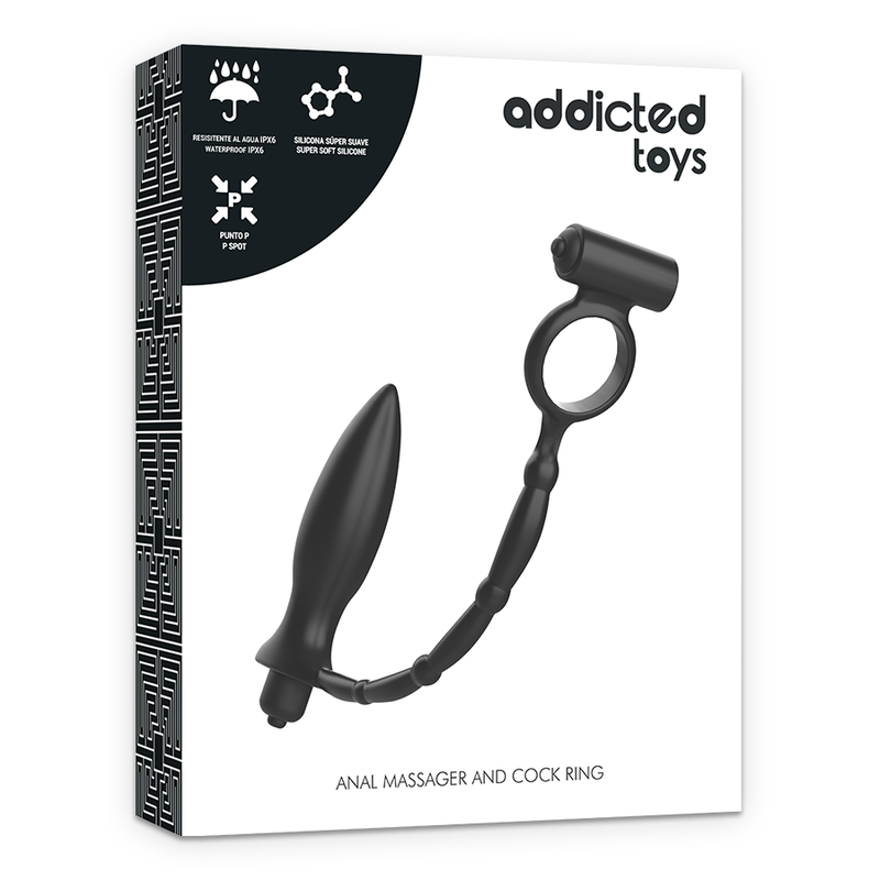 Plug Anale con Anello Fallico Vibrante Addicted Toys Annal