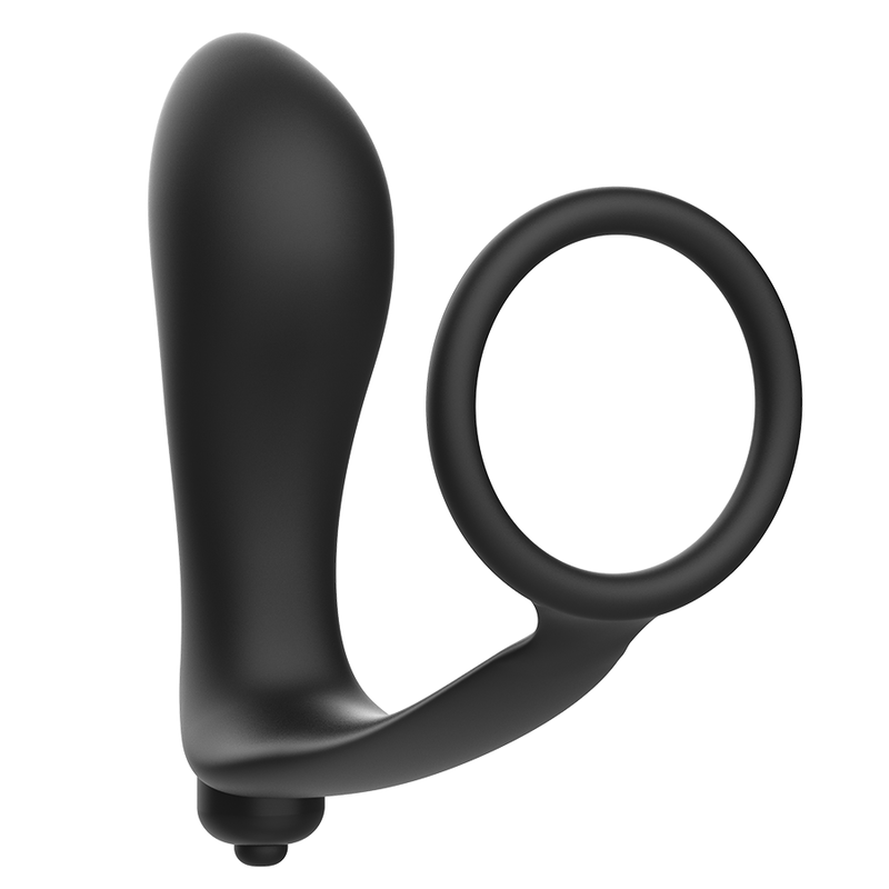 Plug Anale Vibrante con Anello Fallico Addicted Toys Annal