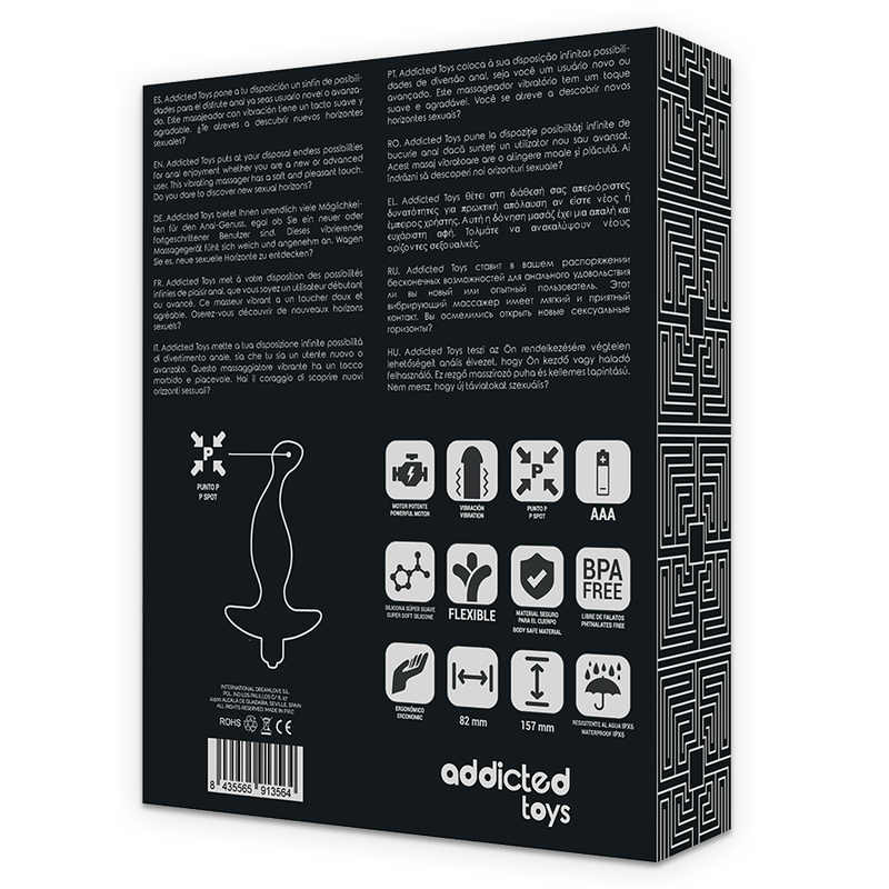 Plug Anale Vibrante Addicted Toys Modello 1 — Stimolatore Prostatico