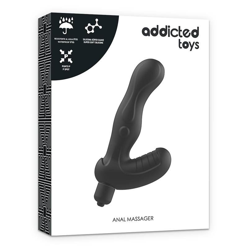 Vibratore Anale Prostata Addicted Toys P-Spot — Silicone