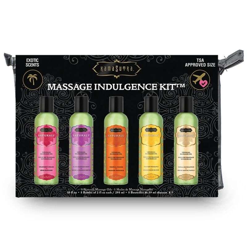 Kit di 5 Olii Da Massaggio Kamasutra Indulgence 2