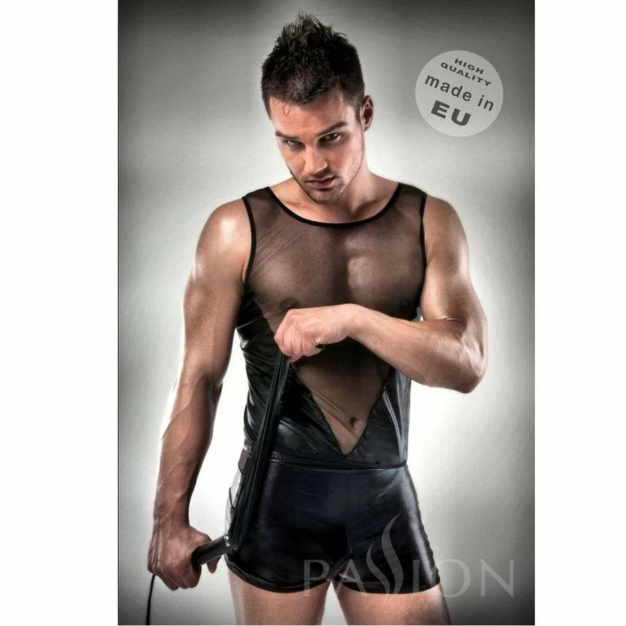 Body Nero in Ecopelle Leather Passion Fetish 6