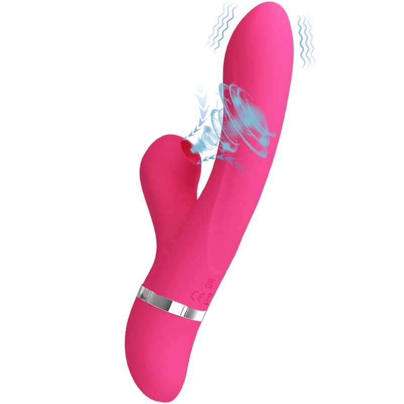 Vibratore in Silicone Clit Suction Rabbit – Pretty Love