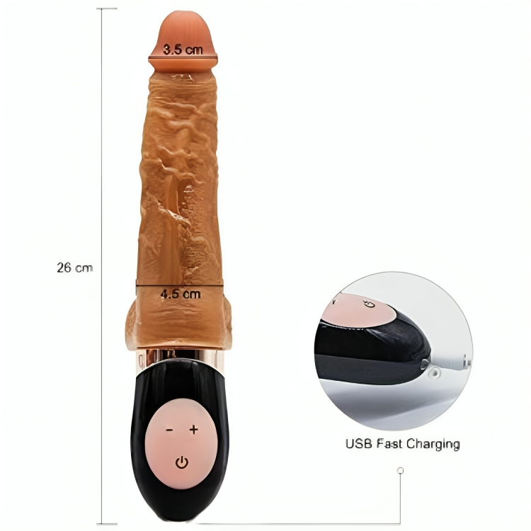 Dildo Vibrante Realistico Ricaricabile – Armony 2