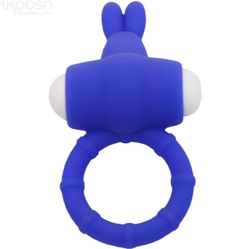 ARMONY – MS BUNNY ANELLO VIBRATORE IN SILICONE BLU