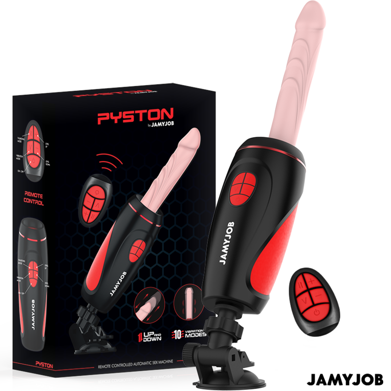 Pyston Base Masturbatore Automatico Con Dildo Telecomando – Jamyjob