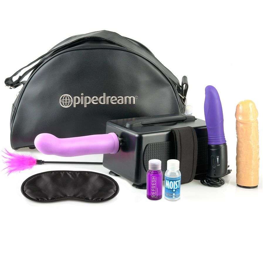 Macchina del Sesso Portatile - Sex Machine in Elegante Borsa con Dildo