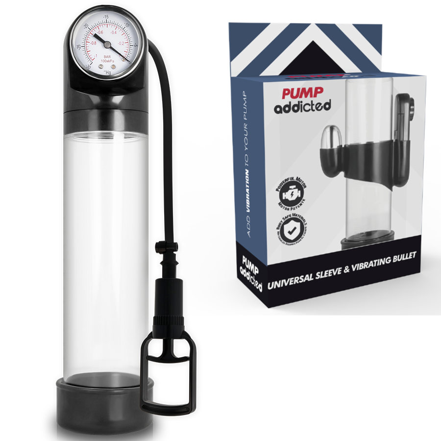 Pompa Per Pene con Vibrazione – Pump Addicted RX9 Trasparente