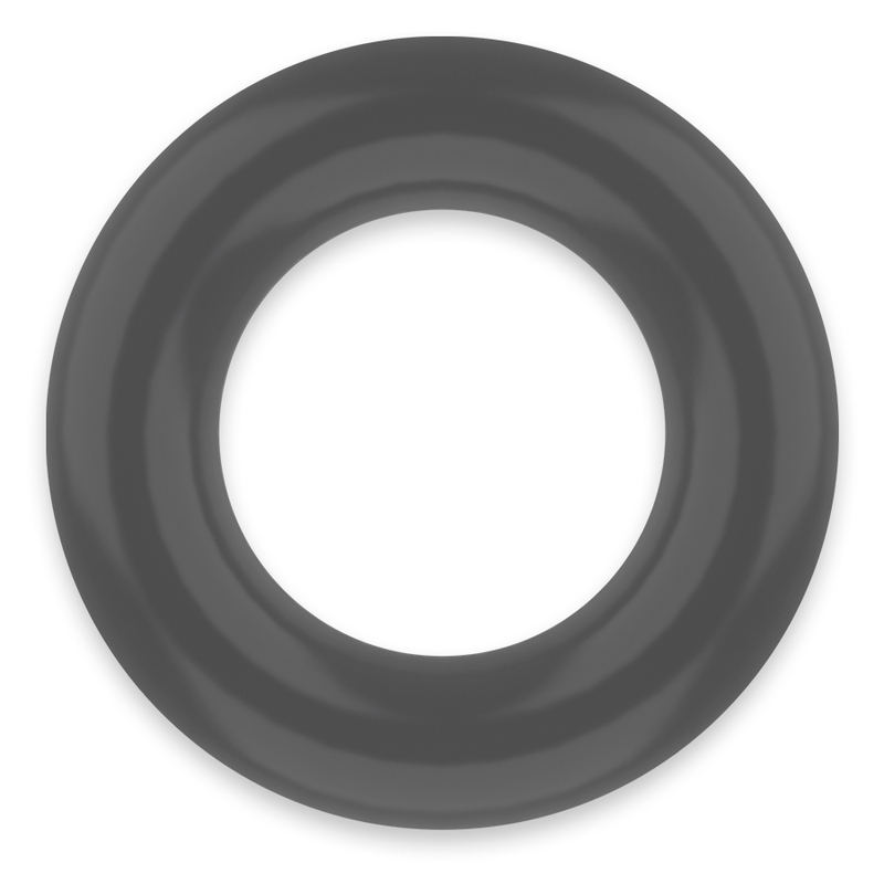 Anello per Pene Super Flessibile nero Powering 5,5 cm
